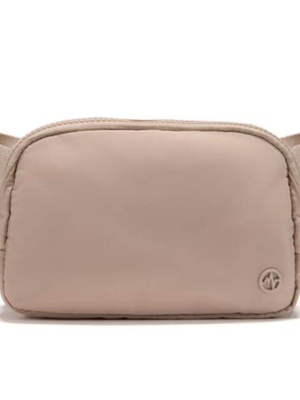 Nylon Double Zipper Fanny Pack Waist Bag with Adjustable Strap Water Resistant